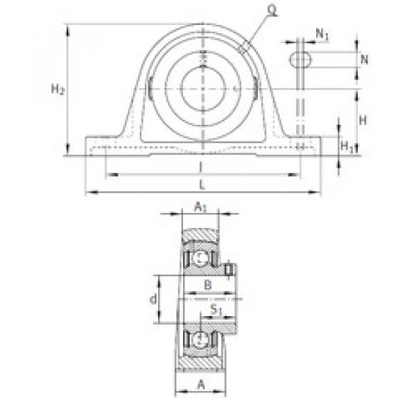 Подшипник PASEY5/8 INA #1 image