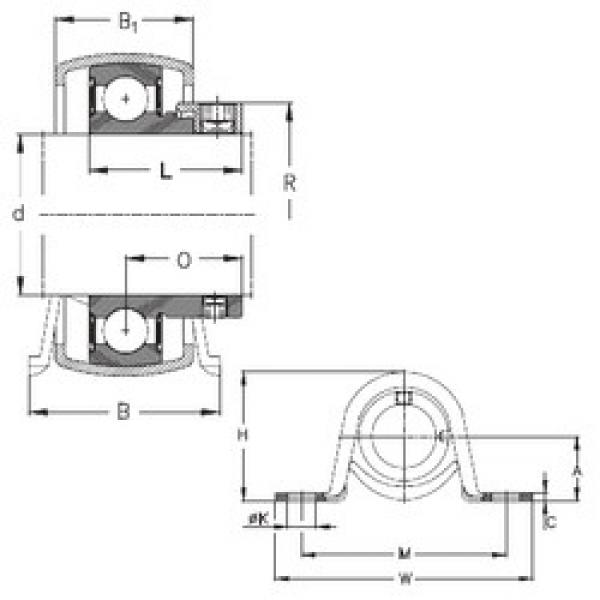 Подшипник PBY12 NKE #1 image