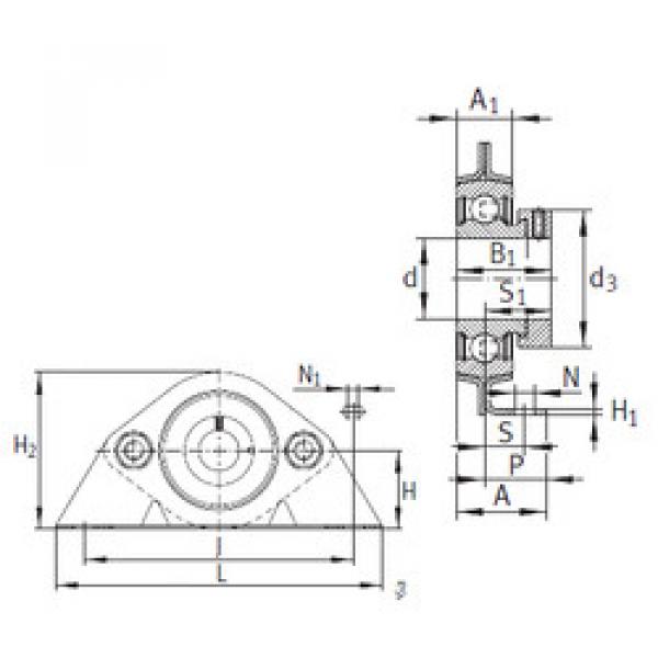 Подшипник PBS15 INA #1 image