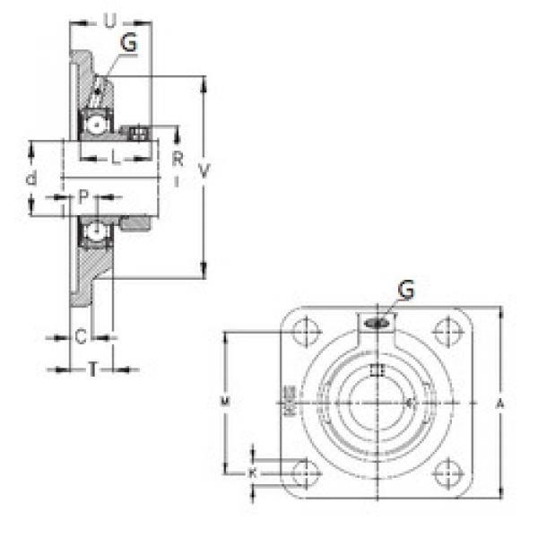 Подшипник PCF35 NKE #1 image