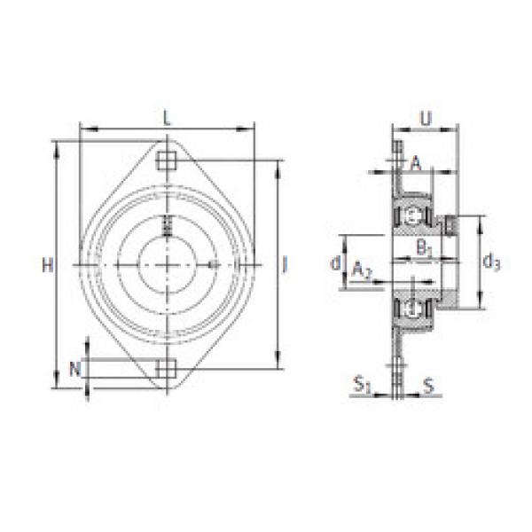 Подшипник PCSLT25 INA #1 image