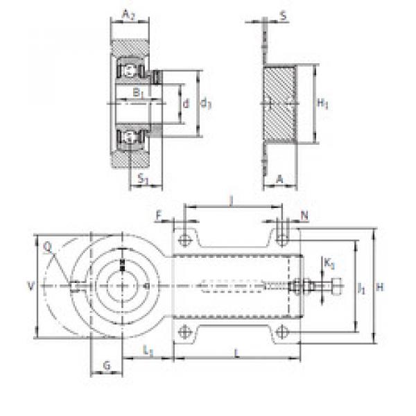 Подшипник PHUSE50-N INA #1 image