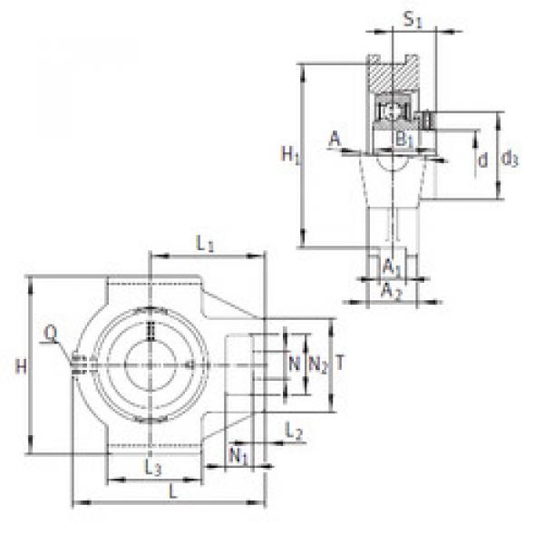 Подшипник PTUE25 INA #1 image