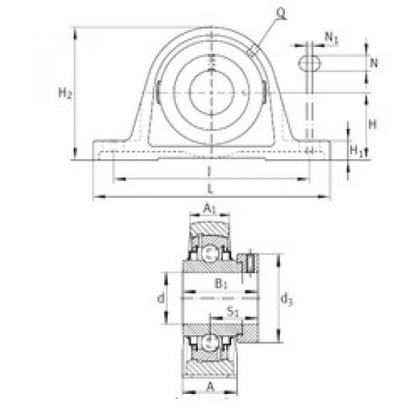 Подшипник RAK1-7/16 INA #1 image