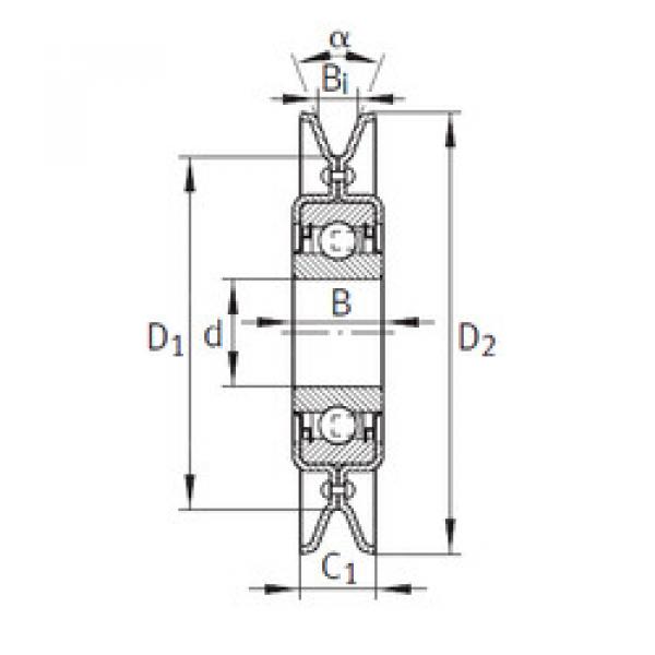 Подшипник RSRA16-186-L0 INA #1 image