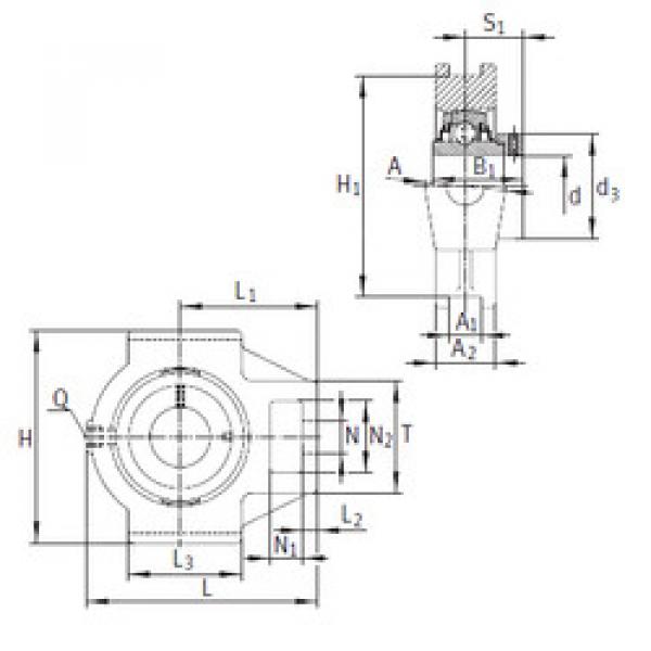 Подшипник RTUE100 INA #1 image