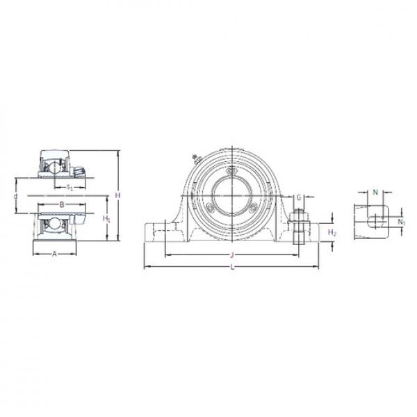 Подшипник SY 1.7/16 PF/AH SKF #1 image