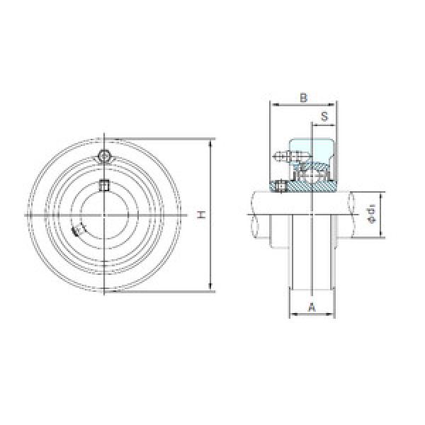 Подшипник UCC309 NACHI #1 image