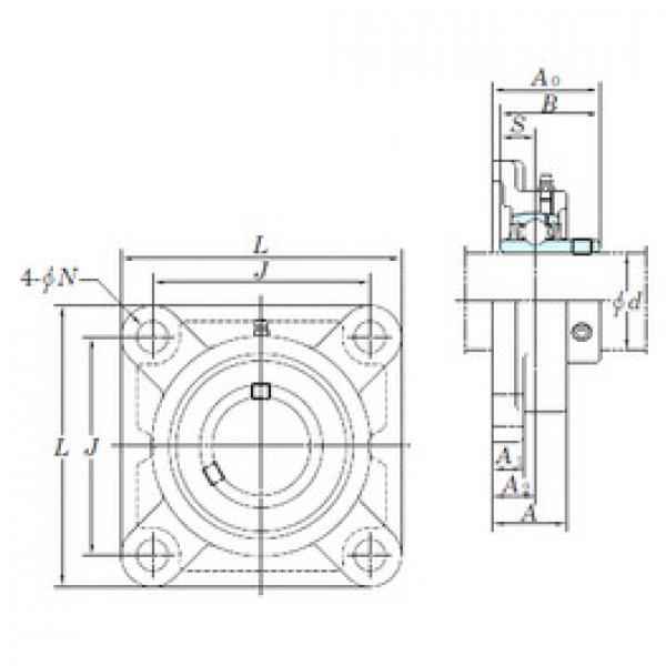 Подшипник UCF209 KOYO #1 image