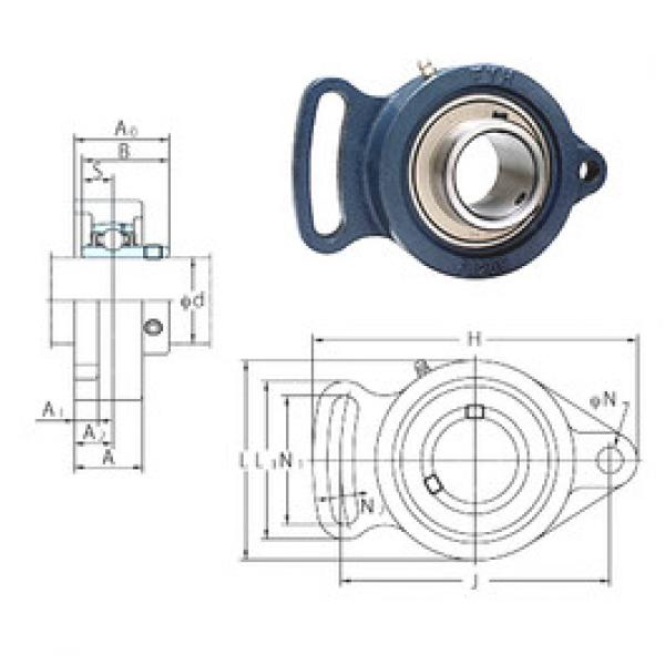 Подшипник UCFA206-18 FYH #1 image