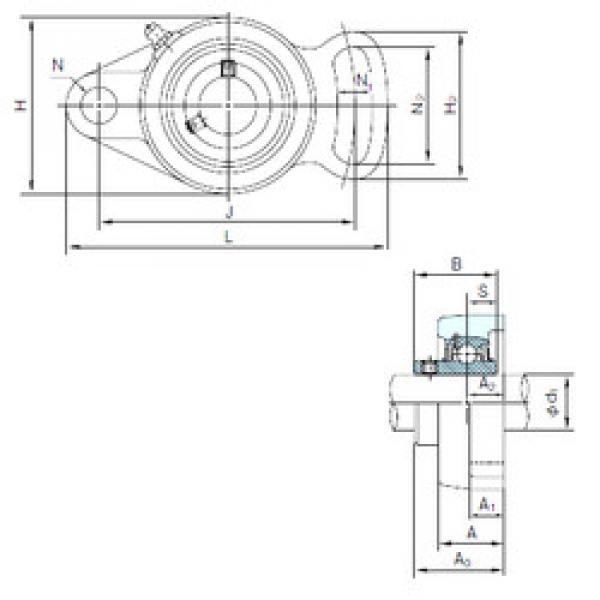 Подшипник UCFA210 NACHI #1 image