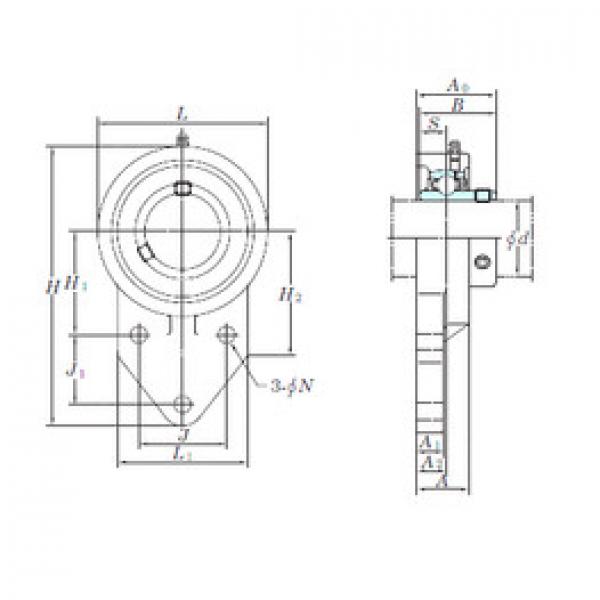 Подшипник UCFB209-26 KOYO #1 image