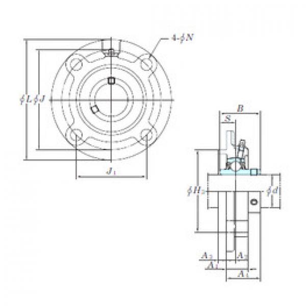 Подшипник UCFC202 KOYO #1 image