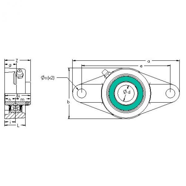 Подшипник UCFL 206-19 AST #1 image