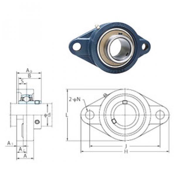 Подшипник UCFL206-20 FYH #1 image