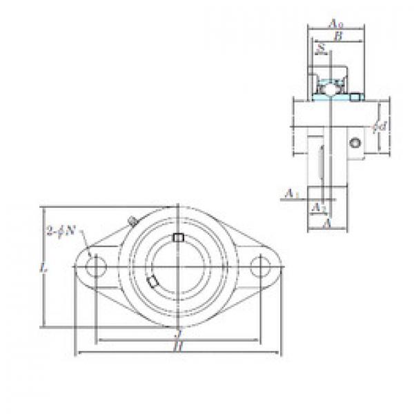 Подшипник UCFL206 KOYO #1 image