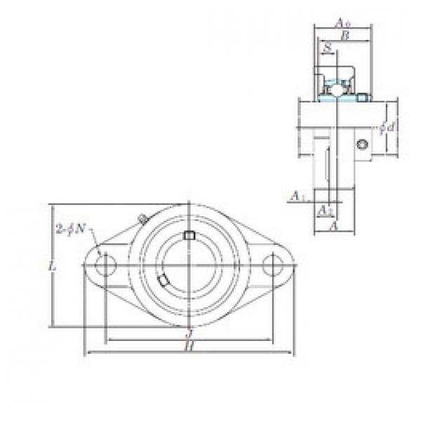 Подшипник UCFL209-27E KOYO #1 image