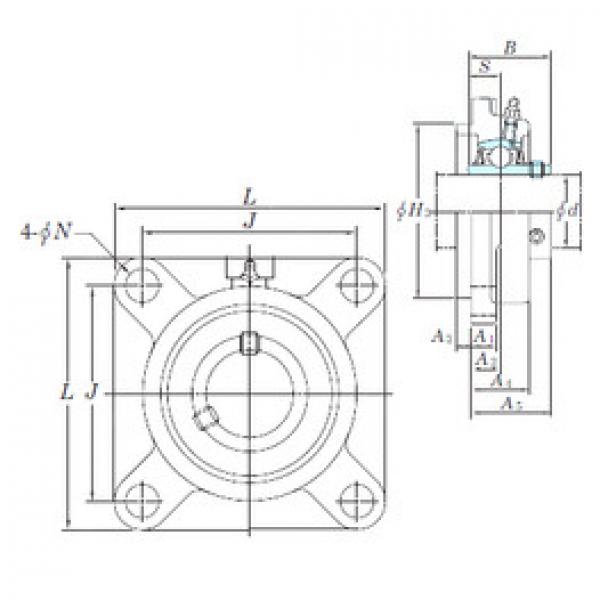 Подшипник UCFS317 KOYO #1 image