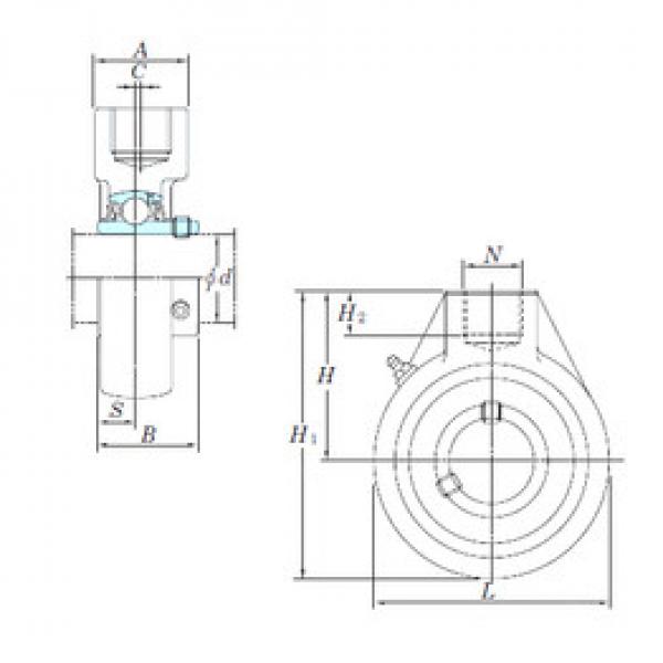 Подшипник UCHA207-22 KOYO #1 image