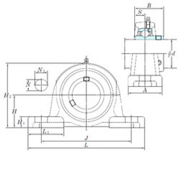 Подшипник UCP205-16 KOYO #1 image