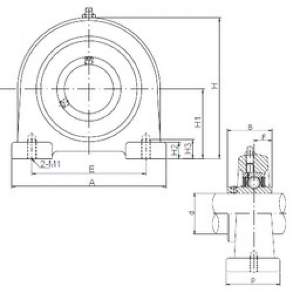 Подшипник UCPA212 CX #1 image