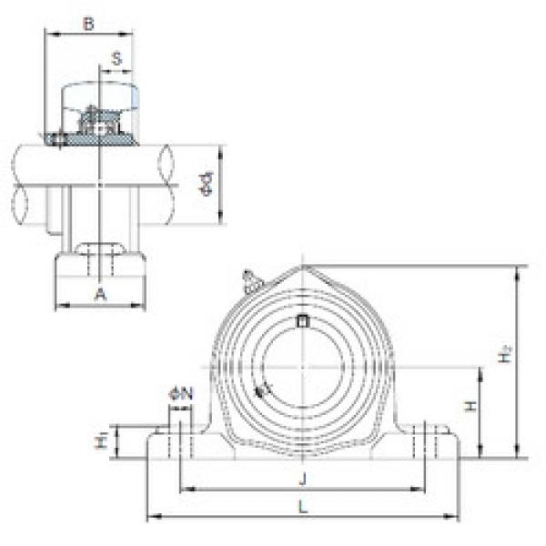 Подшипник UCPK313 NACHI #1 image