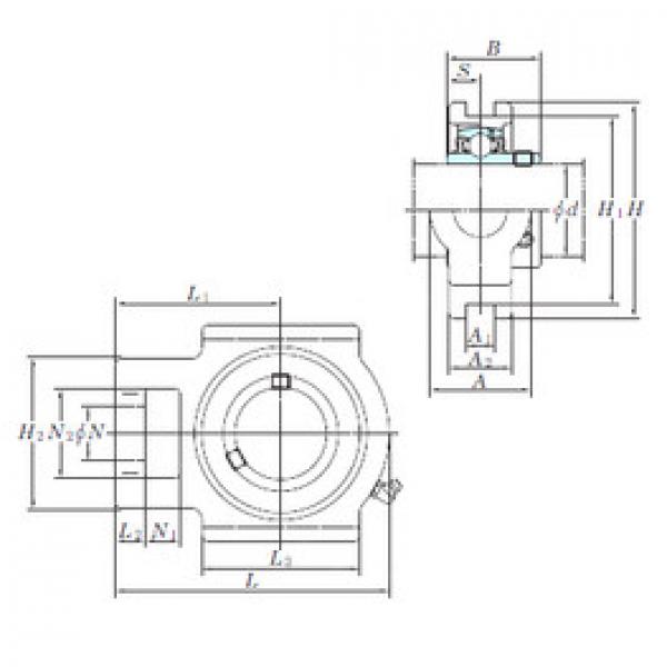 Подшипник UCT212-38 KOYO #1 image