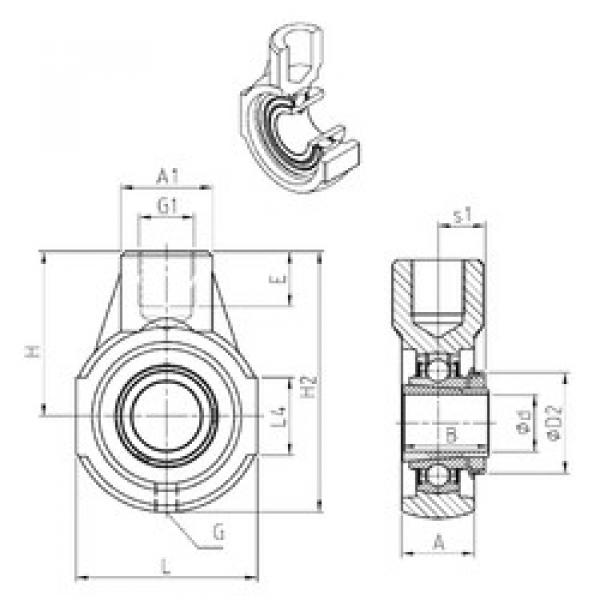 Подшипник UKEHE207H SNR #1 image