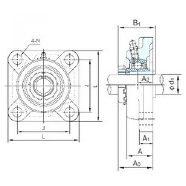 Подшипник UKF305+H2305 NACHI #1 image