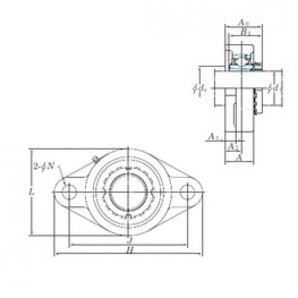 Подшипник UKFL216 KOYO #1 image