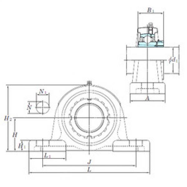 Подшипник UKP218 KOYO #1 image