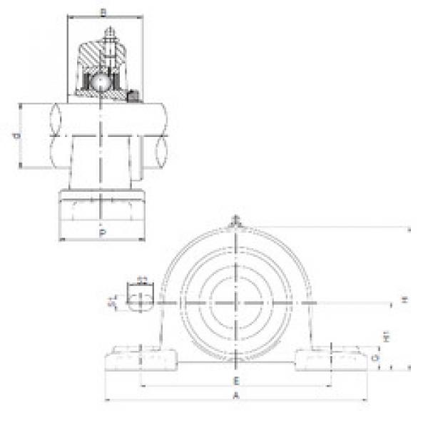 Подшипник UKP208 ISO #1 image