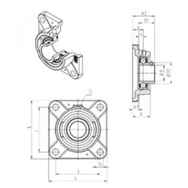 Подшипник USFE211 SNR #1 image