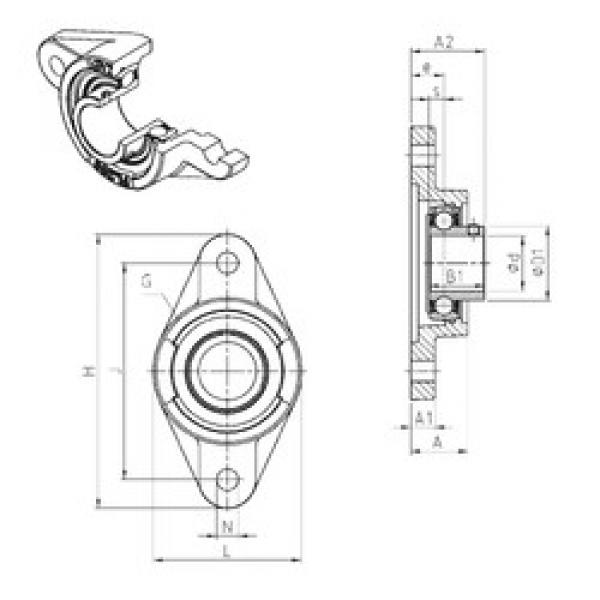 Подшипник USFL206 SNR #1 image