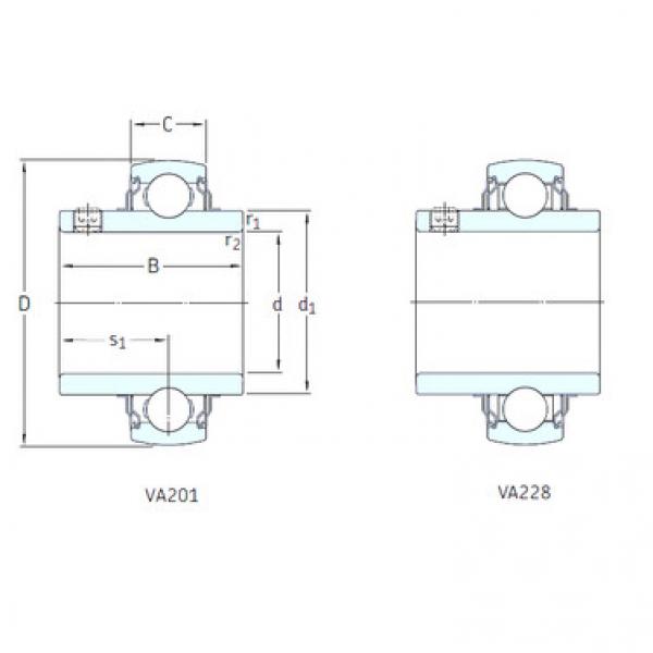 Подшипник YAR214-207-2FW/VA228 SKF #1 image