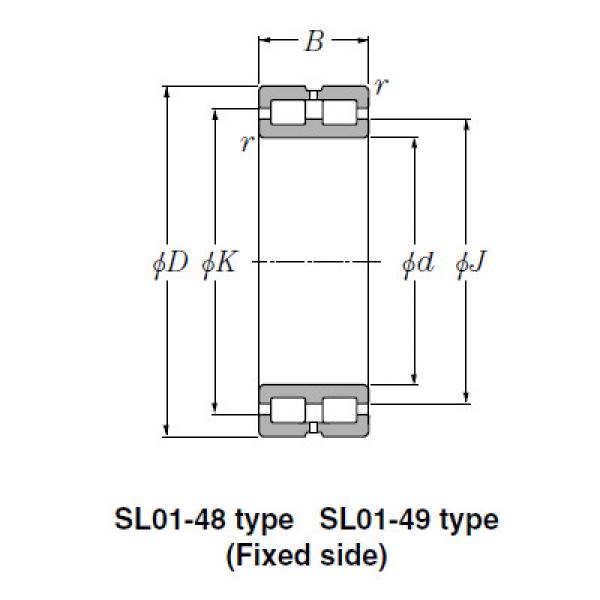 Bearing SL01-4852 #1 image