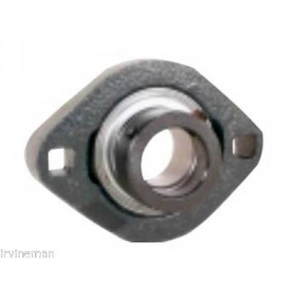 FHLF205-14G Bearing Flange Light Duty 2 Bolt 7/8&#034; Inch Ball Bearings Rolling #5 image