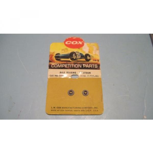 One pair of 1/24 cox slot car axle bearings - nylatron 1/32 , 3388 #3 image