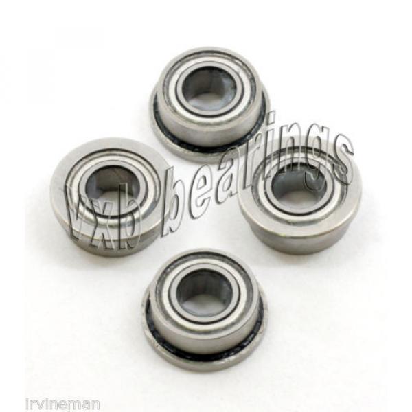 Pack 4 Slot Car Flanged Bearing .125&#034;x .250&#034;inch Hybrid Ceramic ABEC7 Quality P4 #5 image