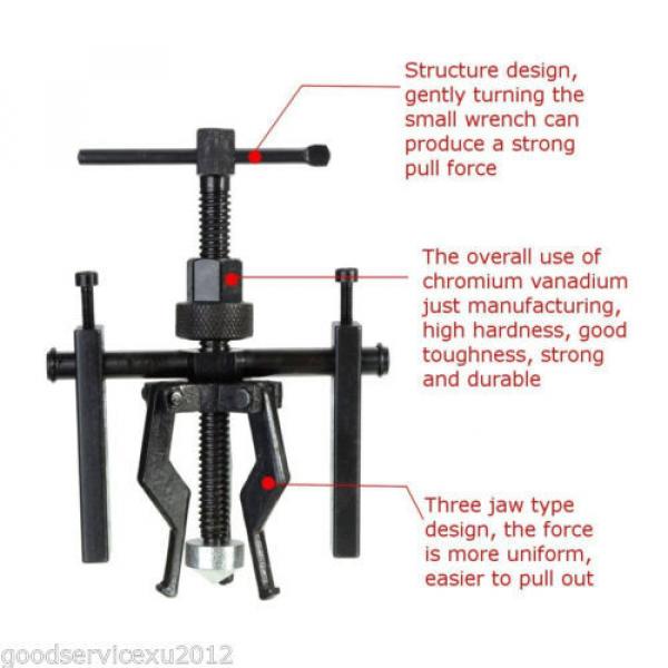 Professional Car Wheel 3-Jaw Heavy Duty Pilot Gear Bearing Puller Extractor Tool #5 image