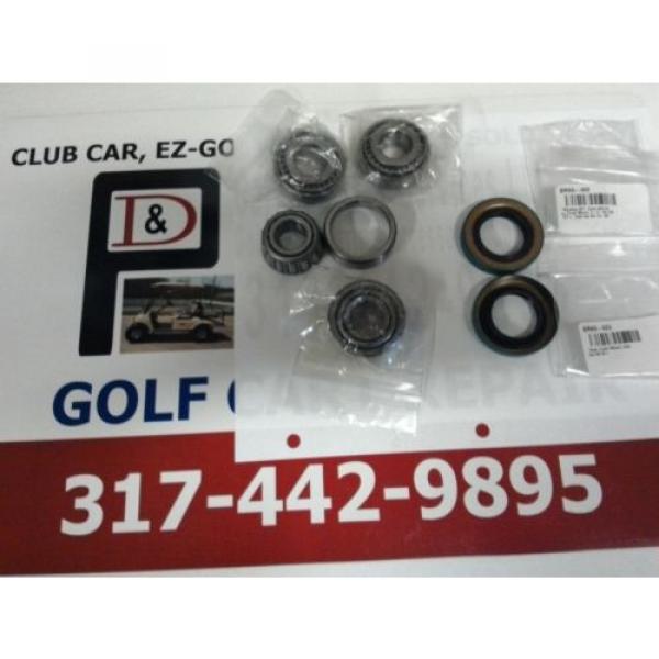 CLUB CAR DS GOLF CART FRONT WHEEL BEARING KIT 4 BEARING 2 SEALS #4 image